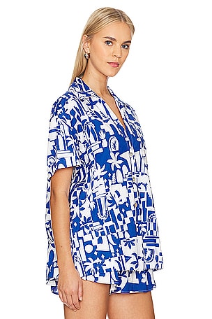 Show Me Your Mumu Parker Button Down in Multi