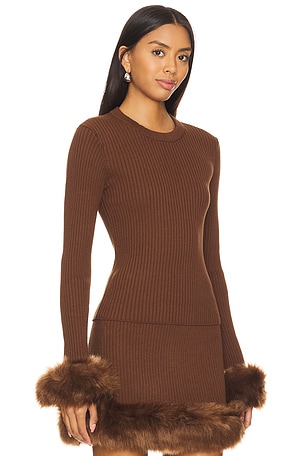 Show Me Your Mumu Fran Top in Chocolate
