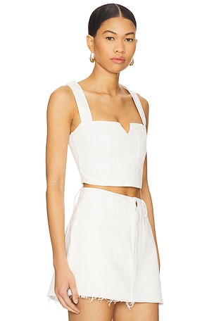 Show Me Your Mumu Crossroads Corset Top in White