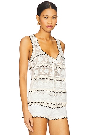 Show Me Your Mumu Take It Easy Tank in Cream