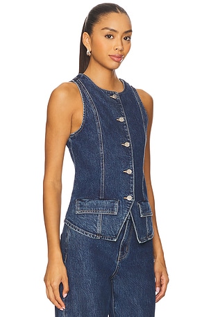 Show Me Your Mumu Midland Vest Top in Blue. Size XS. Also