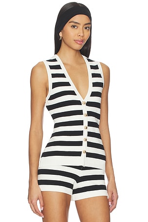 Show Me Your Mumu Kirby Top in Black,White