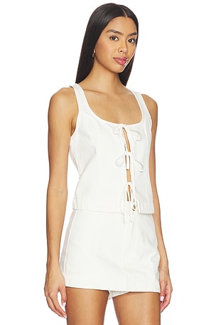 Show Me Your Mumu Lena Tie Tank in White