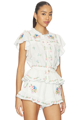 Show Me Your Mumu Romey Top in Ivory