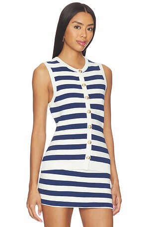 Show Me Your Mumu Devin Tank in Navy,White