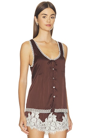Show Me Your Mumu Sandra Top en Marron