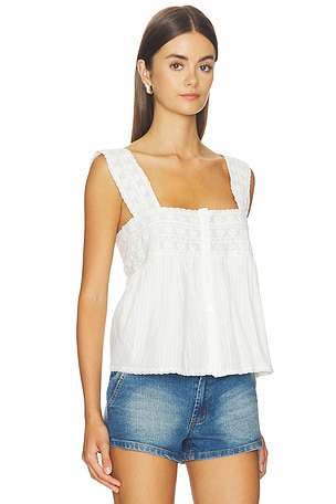 Show Me Your Mumu Faye Top en Blanc