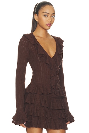 Show Me Your Mumu Marley Top in Brown