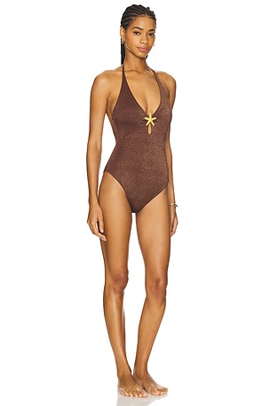 Show Me Your Mumu Corsica One Piece in Brown