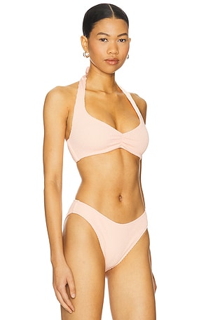 Show Me Your Mumu Malta Bikini Top in Peach