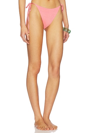 Show Me Your Mumu Tides Bikini Bottom in Coral