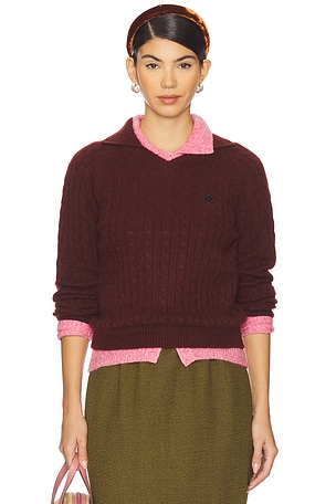 Cable Knit Pullover Sweater Shushu/Tong