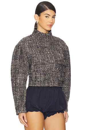 Shushu/Tong 3d Pocket Wide-sleeve Jacket in Grey