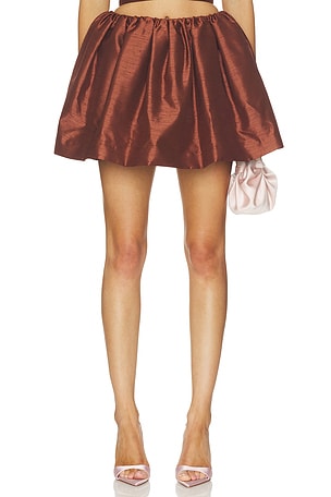 Gather-draped Mini Skirt Shushu/Tong