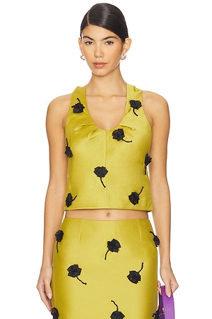 Tucked Halter Neck Top Shushu/Tong