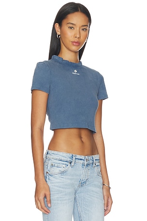 Shushu/Tong Wave Lace Collar T-shirt in Slate. Size UK 8. Also