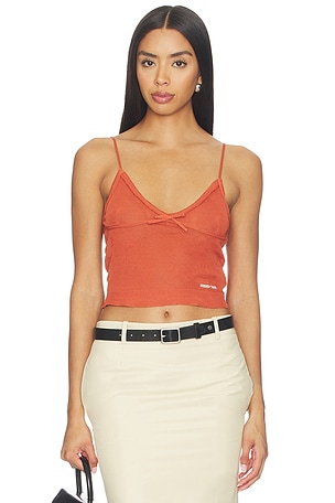 Bow Strap Knit Cami Top Shushu/Tong