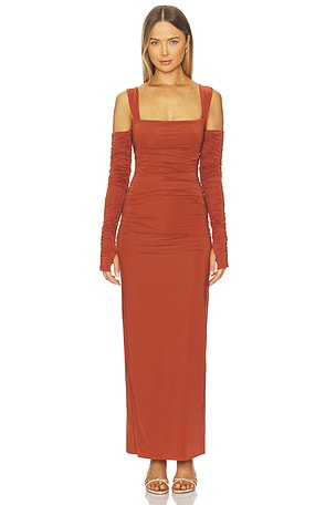 Rosseli Gathered Midi Dress SIR.