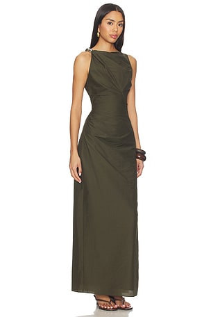 Sir. vestido sorel en color verde oliva