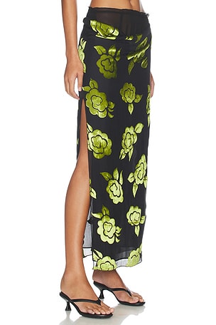 SIR. Roxane Skirt in Dark Green. Size 2 / M. Also