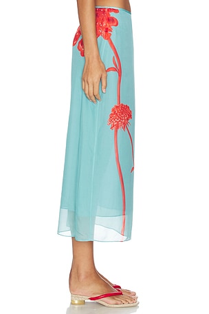 SIR. SIR Amelie Skirt in Blue. Size 3 / L. Also
