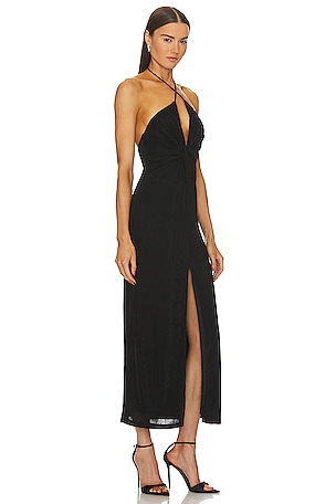 Significant Other Millie Halter Dress in Black