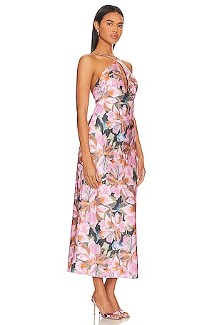 Significant Other Louisa Midi Dress in Rose