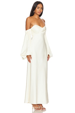 Significant Other Danika Off Shoulder Dress in Cream