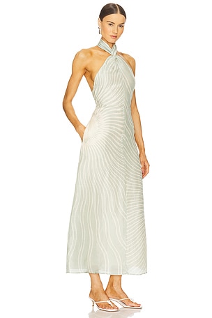 Significant Other Celeste Maxi Dress in Green. Size Aus 12/US 8. Also