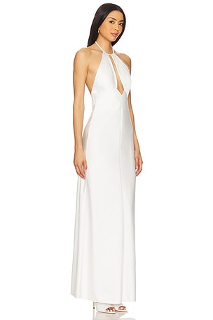 Significant Other Becca Halter Dress in Ivory