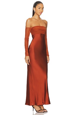 Significant Other Brianna Maxi Dress in Brown. Size Aus 8/US 4. Also