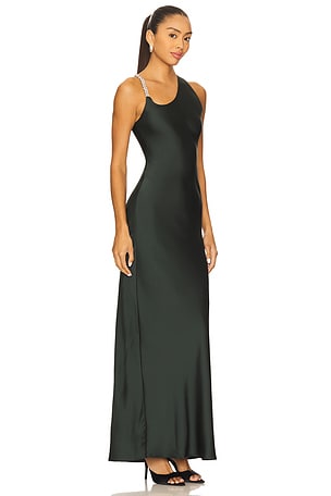 Significant Other Abbey Maxi Dress in Dark Green