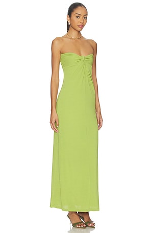 Significant Other Carrey Strapless Maxi Dress in Green