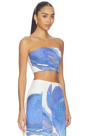 Significant Other Rumi Strapless Top in Blue