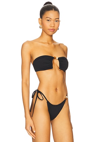 Significant Other Zhara Strapless Top in Black