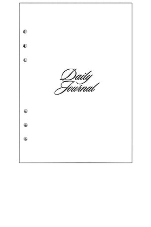 Daily Journal Insert 6 Ring STIL