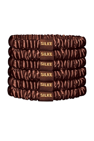 SILKE London Hair Ties in Brown