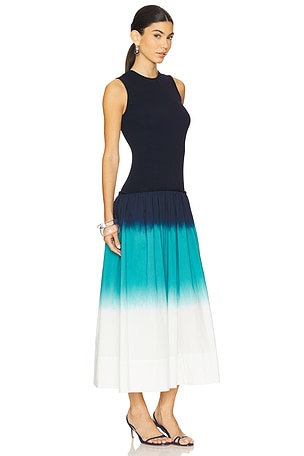 SIMONMILLER Novo Knit Combo Dress in Navy