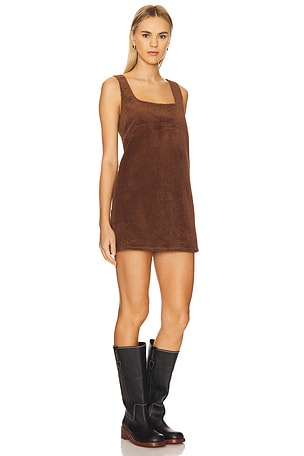 SIMONMILLER Sahara Corduroy Mini Dress in Brown
