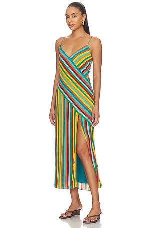 SIMONMILLER Maude Crepe Dress in Multi