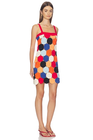 SIMONMILLER Beep Beep Tank Mini Dress in Multi