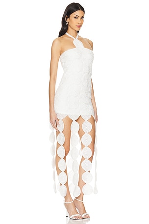 SIMONMILLER Beep Beep Dress in White