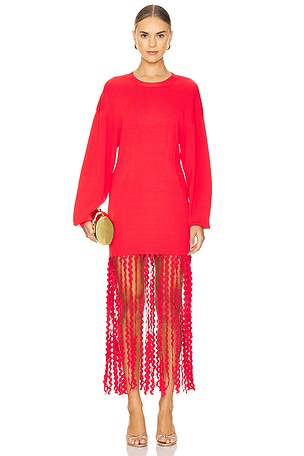 ROBE WALLIS KNIT FRINGE Simon Miller