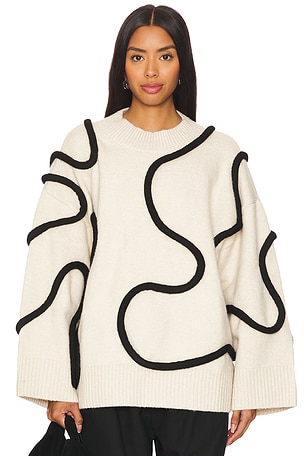 JERSEY LEITH SQUIGGLE KNIT Simon Miller