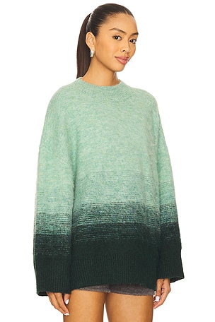 SIMONMILLER Leith Ombre Sweater in Teal