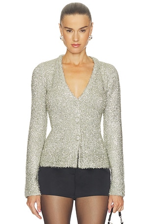 Briar Tinsel Knit Cardigan SIMONMILLER