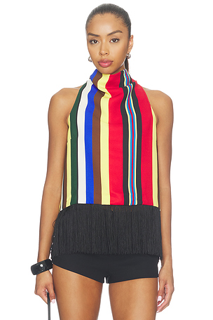 TIA CREPE FRINGE  탑 SIMONMILLER