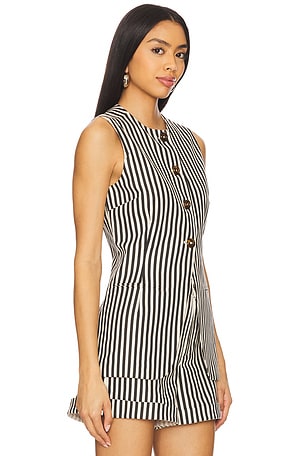 SIMONMILLER Del Mar Linen Vest in Black