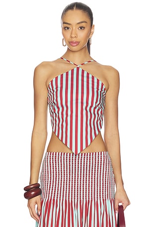 Kit Poplin Tie Top SIMONMILLER