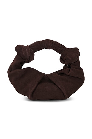 SIMONMILLER Lopsy Shoulder Bag in Chocolate